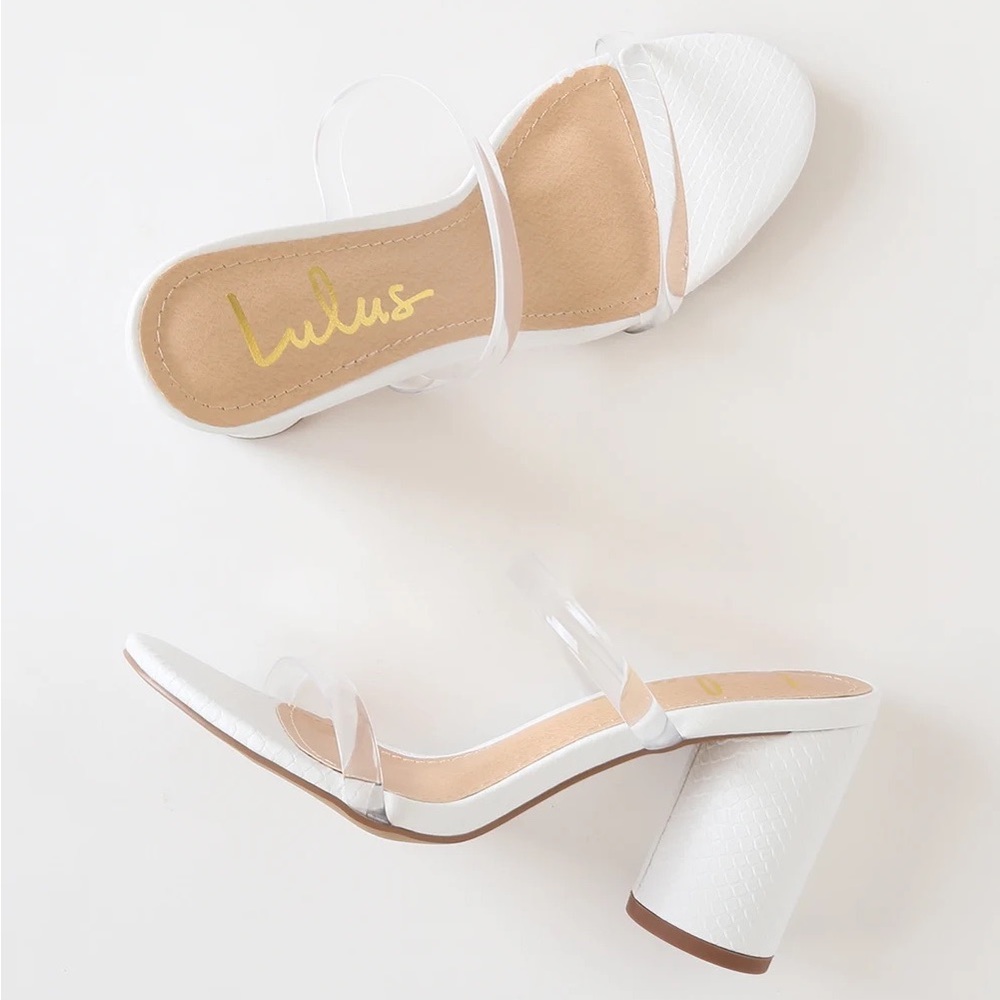 Lulus White Heels